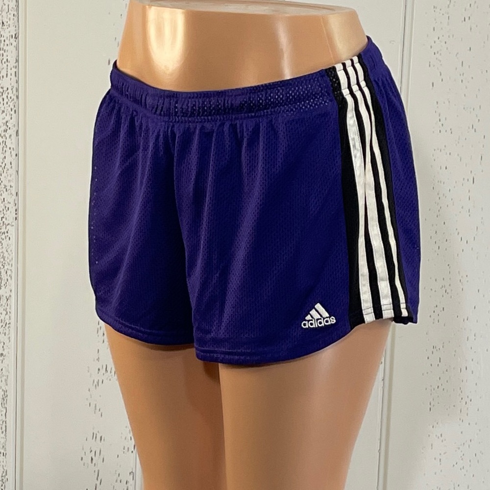 *Adidas Women's Purple Athletic Shorts Sz  11-12